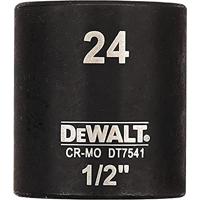DeWalt Accessoires Impact dop 24mm 1/2" (Kort - 38mm) - DT7541-QZ - DT7541-QZ - thumbnail
