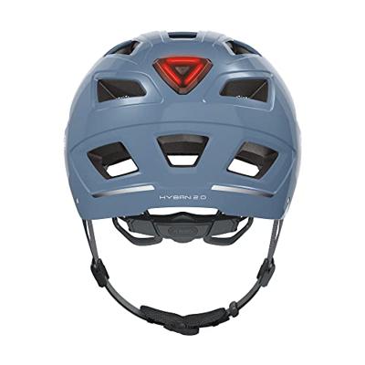 Abus helm hyban 2.0 glacier blauw m 52-58cm