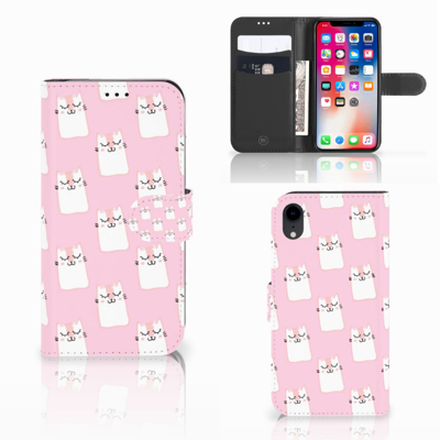 Apple iPhone Xr | Telefoonhoesje | Met pasjeshouder | Sleeping Cats