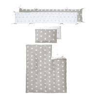 roba Babybed Room Bed 60 x 120 cm (Little stars, Wit) - thumbnail