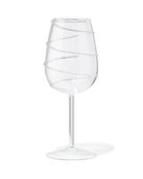 HEMA Wijnglas spiraal roze - thumbnail