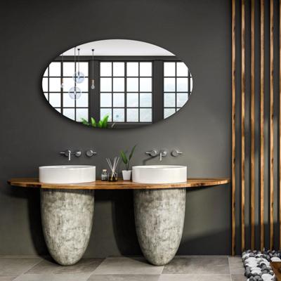 Boss & Wessing Badkamerspiegel LED BWS Spark Ovale - Verticaal 100x60 cm Boss & Wessing Badkamerspiegel LED BWS Spark Ovale - Verticaal 100x60 cm