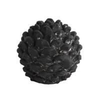 Countryfield beeld dennenappel donato s zwart 11 cm | 8 stuks - thumbnail