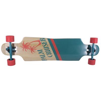 Longboard Palm Cruiser - blauw/rood Longboard Palm Cruiser - blauw/rood