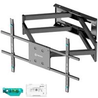 ONKRON M8L-B Draai- en kantelbare TV-beugel voor 42“-110” max. 100 kg, met draaifunctie, zwart - thumbnail