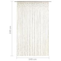 Gordijn macram 140x240 cm katoen - thumbnail