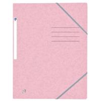 Elastomap oxford top file+ a4 pastel roze | 10 stuks - thumbnail