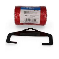 Gevlochten streng EDM 87832 Rood Polypropyleen - thumbnail