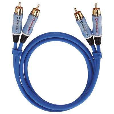 Oehlbach: BEAT! Stereo RCA Kabel 1,0m - Blauw