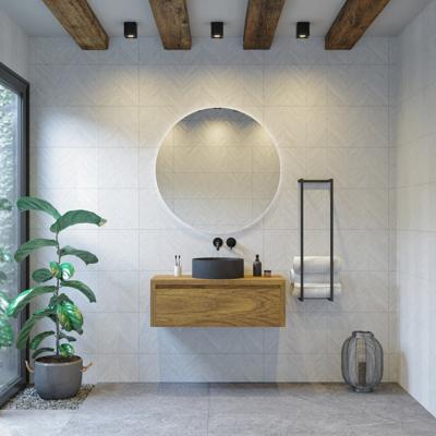 Badkamermeubelset Gliss Ares 100 cm Met Waskom Castle Brown