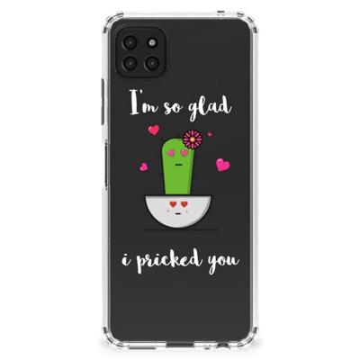 Samsung Galaxy A22 5G Stevig | Bumper Hoesje | Cactus Glad Samsung Galaxy A22 5G Stevig | Bumper Hoesje | Cactus Glad