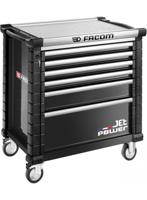 Facom Jet Gereedschapswagen 6 Laden M4 Met Powerlade Zwart - JET.6NM4APOWER - thumbnail