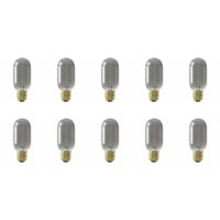 CALEX - LED Lamp 10 Pack - LED Buislamp - Filament - E27 Fitting - Dimbaar - 4W - Warm Wit 2100K - Titanium - thumbnail