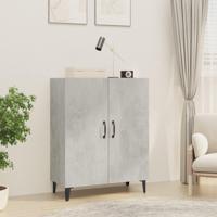 Dressoir 70x34x90 cm bewerkt hout betongrijs - thumbnail