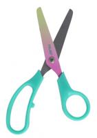 Milan schaar Basic Sunset 13,4 cm staal turquoise - thumbnail