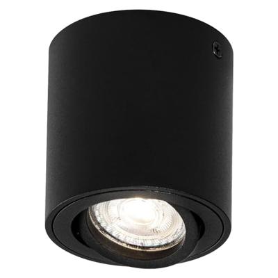 OSRAM HOMELIGHTING Spot Surface Round GU10 Black 4099854445965 LED-buitenlamp (wand) GU10 Zwart