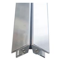 Set magneetstrip 8 mm Xellanz | Lengte +/- 197 cm | Universeel | tbv swingdeur+wand | Chroom - thumbnail