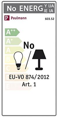 Paulmann Tessa 60352 Lampenkap Lichtgrijs Paulmann Tessa 60352 Lampenkap Lichtgrijs