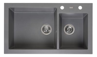 Reginox Amsterdam 25 grey silvery spoelbak