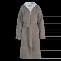 Vandyck Vandyck Duchess badjas Small Urban Taupe - thumbnail