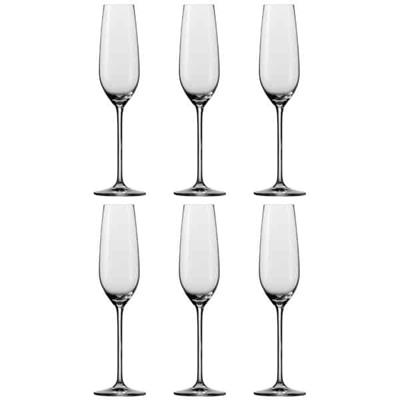 Schott Zwiesel Fortissimo Champagneglas 7 0,24 l, per 6 Schott Zwiesel Fortissimo Champagneglas 7 0,24 l, per 6