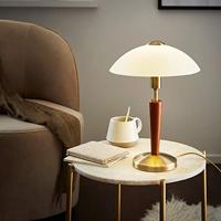 Eglo TafellampSolo 1 35cm bronsgoud met hout - 87256 - thumbnail