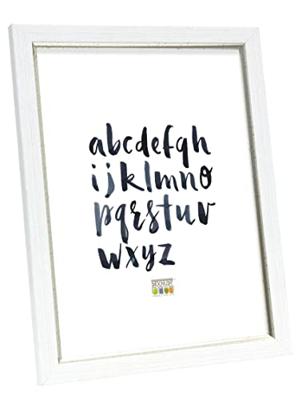 Deknudt Kader in witte schilderlook met passend biesje 20x30 S46AF1 Deknudt Kader in witte schilderlook met passend biesje 20x30 S46AF1