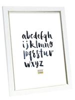 Deknudt Kader in witte schilderlook met passend biesje 20x30 S46AF1 - thumbnail