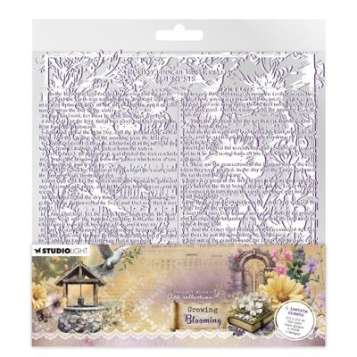 Studio Light • growing & blooming acetate sheets white & dark purple