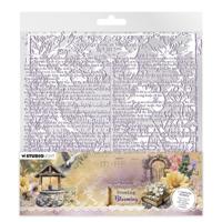 Studio Light • growing & blooming acetate sheets white & dark purple - thumbnail