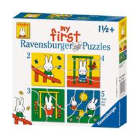 Ravensburger Mijn eerste puzzels nijntje puzzelset - 2 + 3 + 4 + 5 stukjes - thumbnail