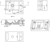Saqu Nature fonteinset met zwarte kraan rechts natuursteen - thumbnail