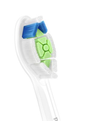 Philips Optimal White HX6066/87 Set van 6 opzetborstels Philips Optimal White HX6066/87 Set van 6 opzetborstels
