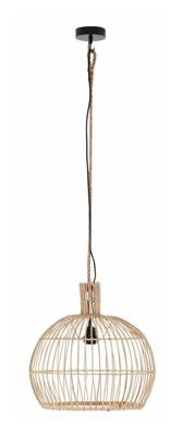 MUST Living Hanglamp 'Las Salinas' Rotan, 40cm, kleur Naturel