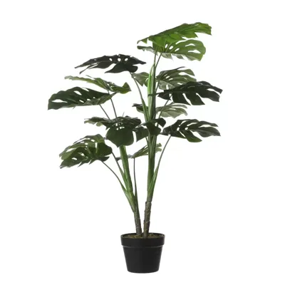 Kunstplant Monstera 2-stammig 100cm