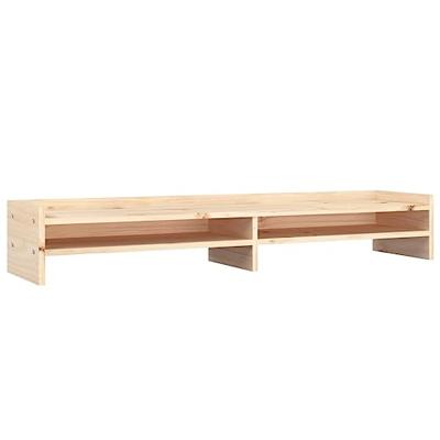 VidaXL Monitorstandaard 100x24x16 cm massief grenenhout VidaXL Monitorstandaard 100x24x16 cm massief grenenhout