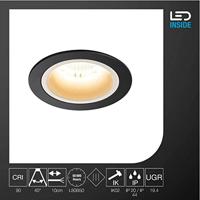 SLV 1003845 NUMINOS M LED-inbouwlamp LED vast ingebouwd 17.5 W Zwart - thumbnail