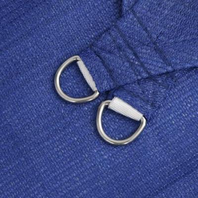 VidaXL Zonnezeil 160 g/m² rechthoekig 4x5 m hdpe blauw