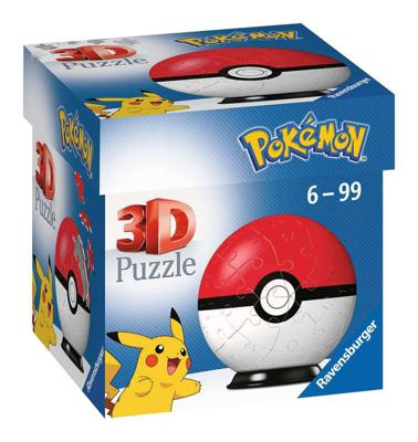 Ravensburger 3D-Puzzel Pokémon Poké Ball - 54 stukjes