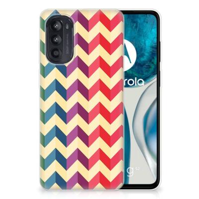 Motorola Moto G52/G82 | TPU bumper | Zigzag Multi Color Motorola Moto G52/G82 | TPU bumper | Zigzag Multi Color