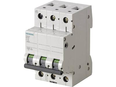 Siemens 5SL63067 5SL6306-7 Zekeringautomaat 3-polig 6 A 400 V