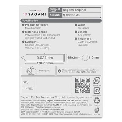 Sagami Original 0.02 - ultradunne latexvrije condooms
