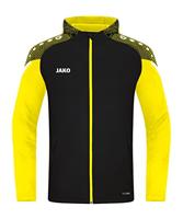 JAKO 6822 Jas Met Kap Performance - Zwart/Zachtgeel - M - thumbnail
