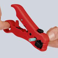 Knipex 16 60 06 SB Isolatiegereedschap voor coax- en datakabels - thumbnail