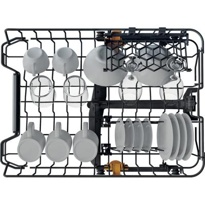 Whirlpool WH6FB10BS7A0W Vrijstaande vaatwasser Wit