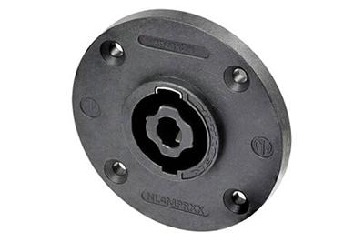 Neutrik NL4MPRXX Luidsprekerconnector Flensbus, contacten recht Aantal polen: 4 Zwart 1 stuk(s)