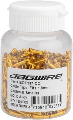 JAGWIRE Cable tips - brake or shift (500pcs) - gold