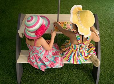 AXI Picknicktafel voor kinderen Kylo grijs en wit A031.021.00