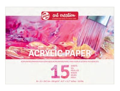 Acrylverfpapier talens art creation a4 15vel 290gr