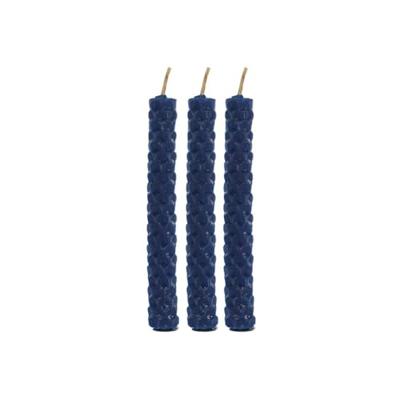 Bijenwas Spell Kaarsen (Blauw - 6 kaarsen) Bijenwas Spell Kaarsen (Blauw - 6 kaarsen)